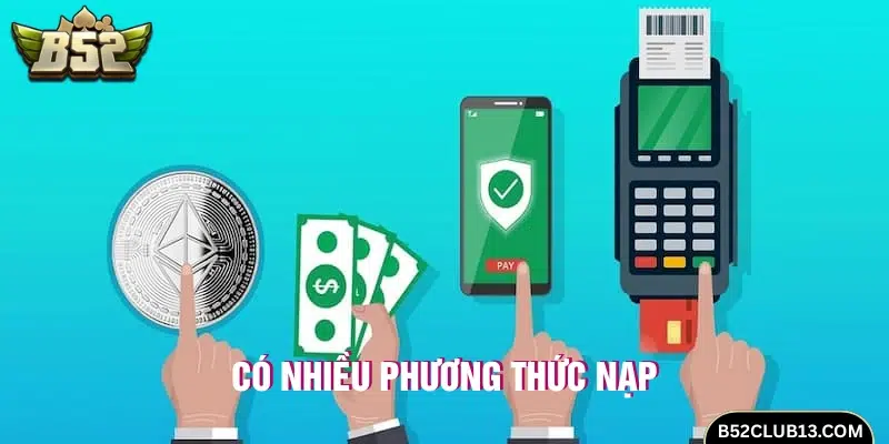Cả 2 cổng game đều hỗ trợ nạp đa phương thức 