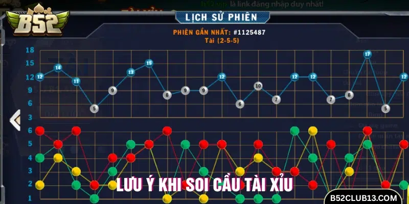 Lưu ý khi thực hiện các cách soi cầu tài xỉu